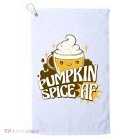 Pumpkin Spice AF Cute Gift Golf Towel thumb 0