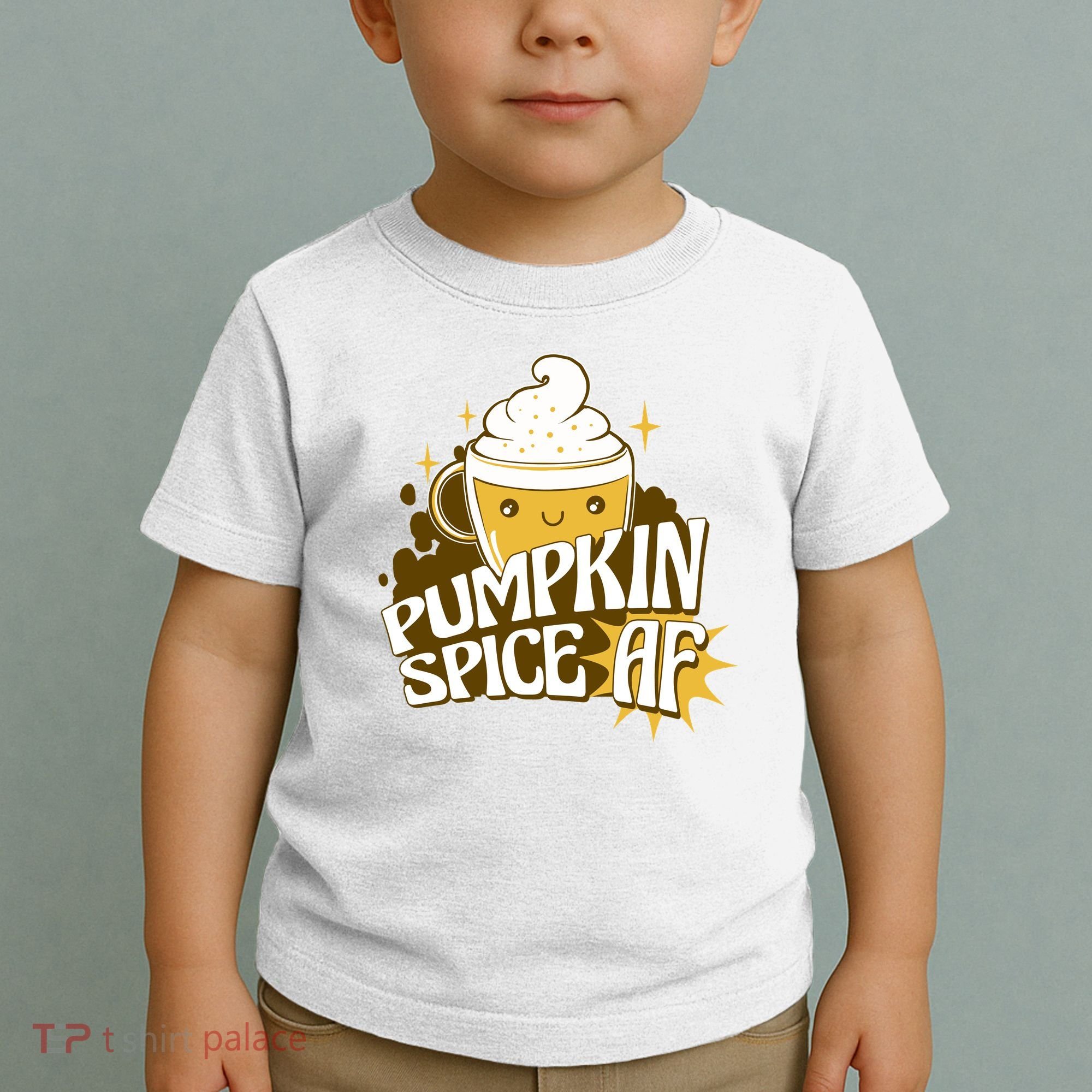 Pumpkin Spice AF Cute Gift Toddler T-Shirt
