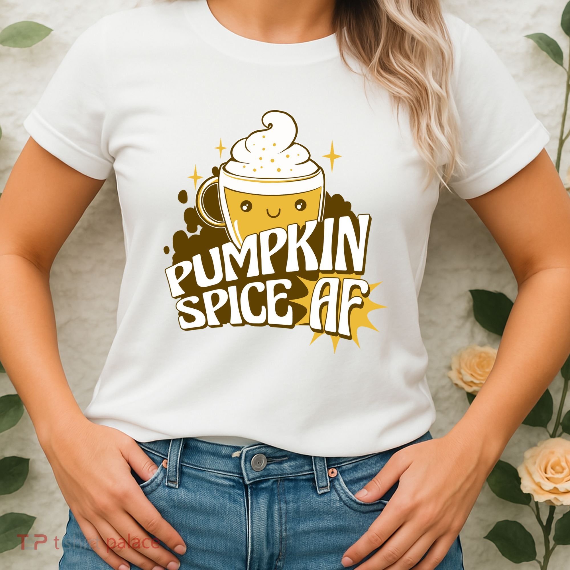Pumpkin Spice AF Cute Gift Women's T-Shirt