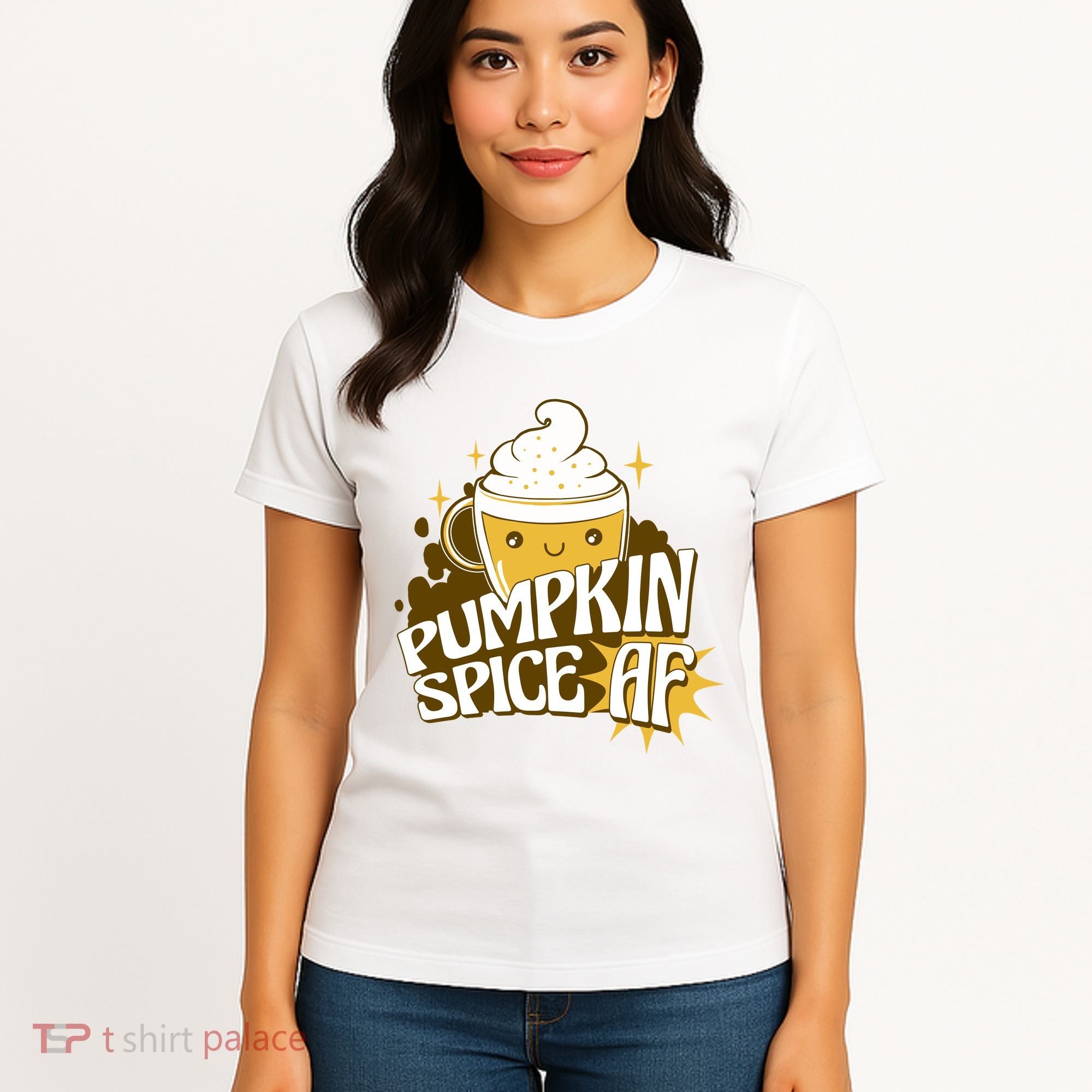 Pumpkin Spice AF Cute Gift Women's T-Shirt