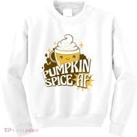 Pumpkin Spice AF Cute Gift Kids Sweatshirt thumb 0