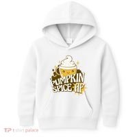 Pumpkin Spice AF Cute Gift Kids Hoodie thumb 0