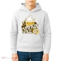 Pumpkin Spice AF Cute Gift Kids Hoodie thumb 4
