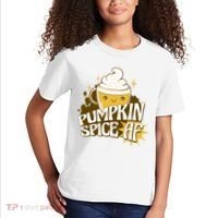 Pumpkin Spice AF Cute Gift Kids T-Shirt thumb 2