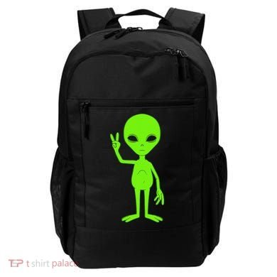 Peace Sign Alien Roswell Backpack