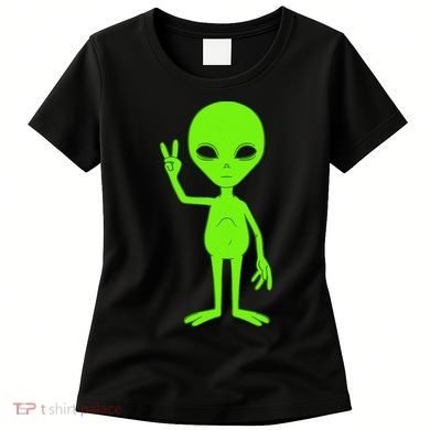 Peace Sign Alien Roswell Women's T-Shirt