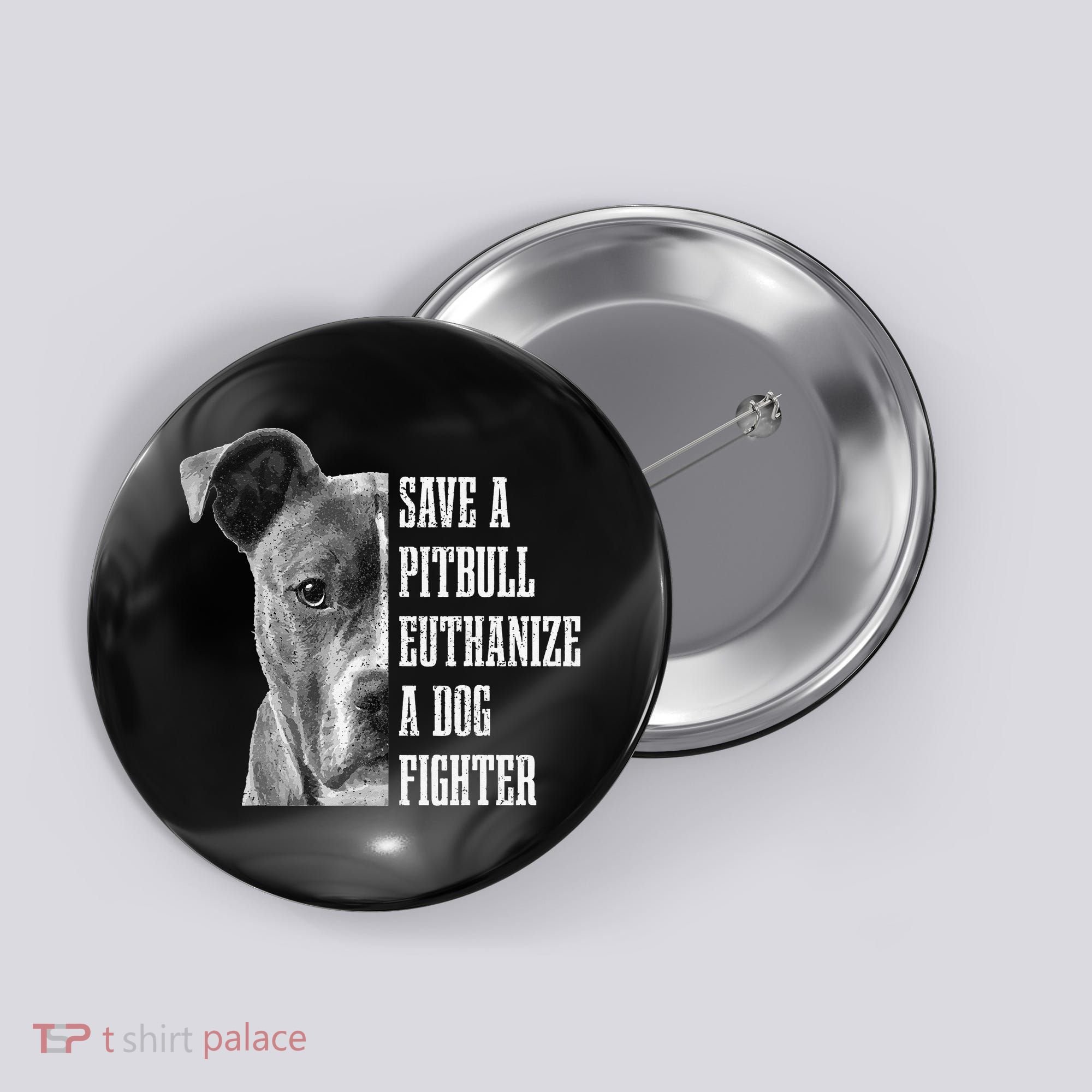 Pitbull Save A Pitbull Funny Dog Rescue Pitbull Mom Dad Button