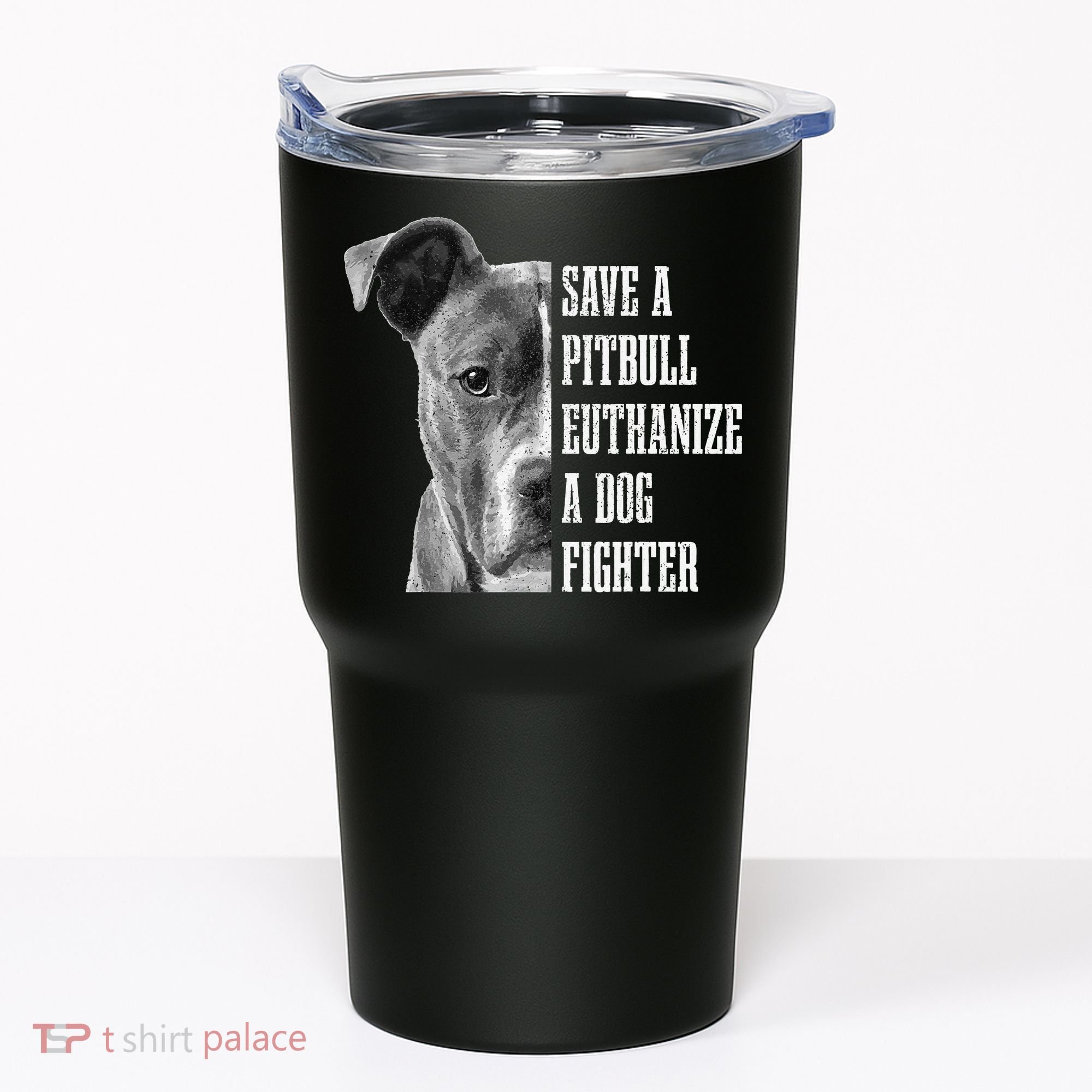 Pitbull Save A Pitbull Funny Dog Rescue Pitbull Mom Dad Tumbler