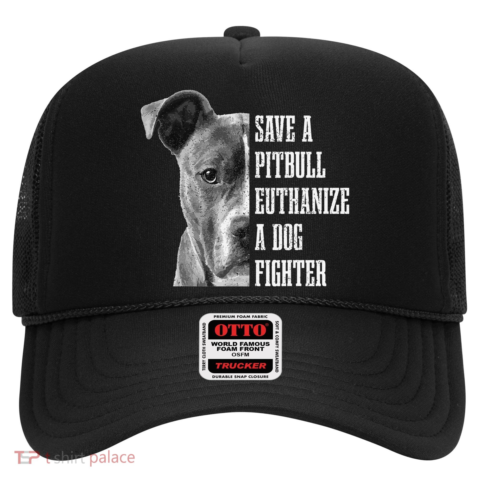 Pitbull Save A Pitbull Funny Dog Rescue Pitbull Mom Dad Hat