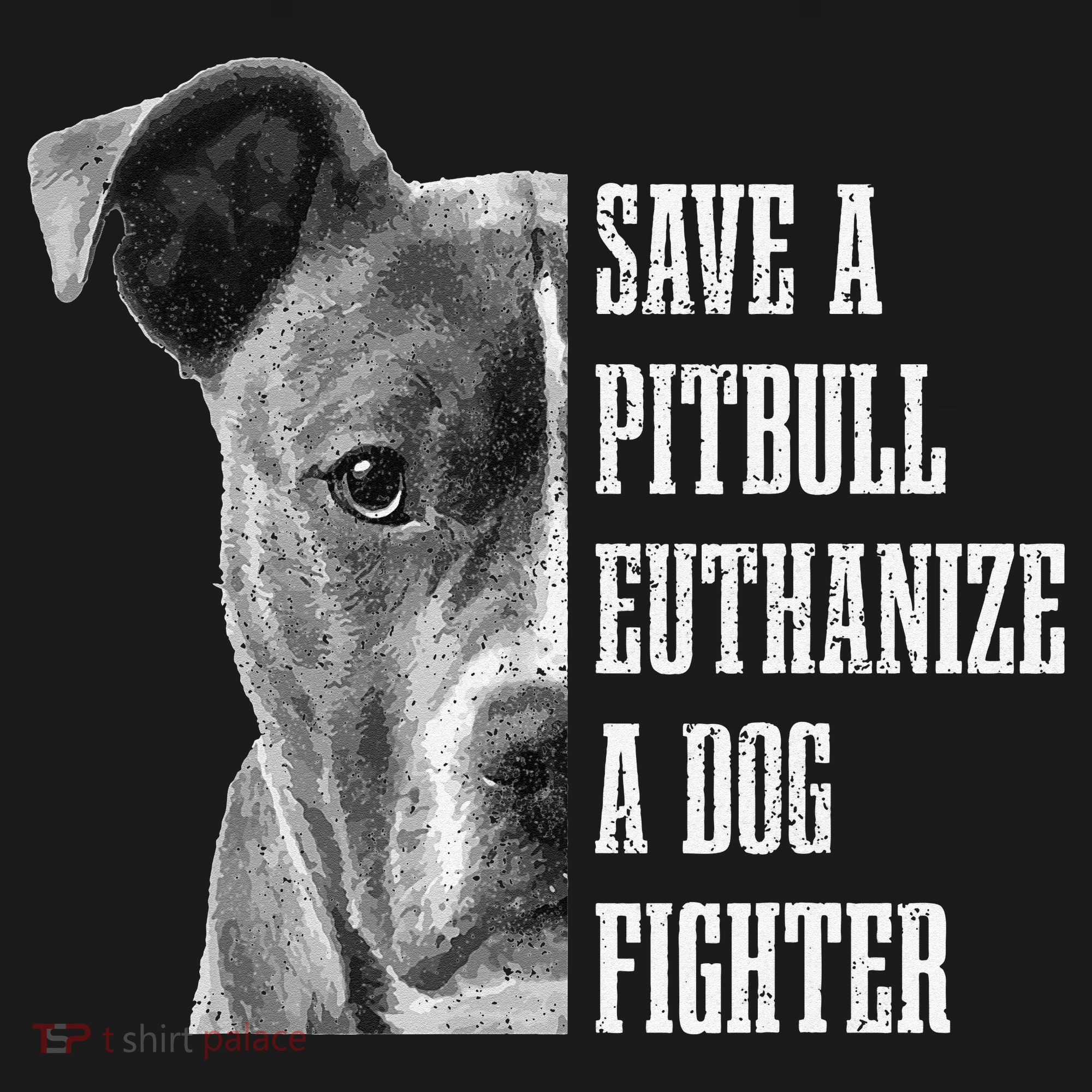 Pitbull Save A Pitbull Funny Dog Rescue Pitbull Mom Dad Toddler T-Shirt