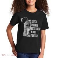Pitbull Save A Pitbull Funny Dog Rescue Pitbull Mom Dad Kids T-Shirt thumb 2