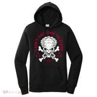 Predator Skull Ain't Got Time To Bleed Military Distressed Women's Hoodie thumb 0