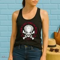 Predator Skull Ain't Got Time To Bleed Military Distressed Women's Tank Top thumb 2