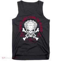 Predator Skull Ain't Got Time To Bleed Military Distressed Tank Top thumb 0