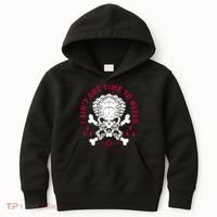 Predator Skull Ain't Got Time To Bleed Military Distressed Kids Hoodie thumb 0