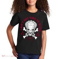 Predator Skull Ain't Got Time To Bleed Military Distressed Kids T-Shirt thumb 2