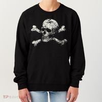 Pirate Skull And Crossbones Flag Women's Sweatshirt thumb 0