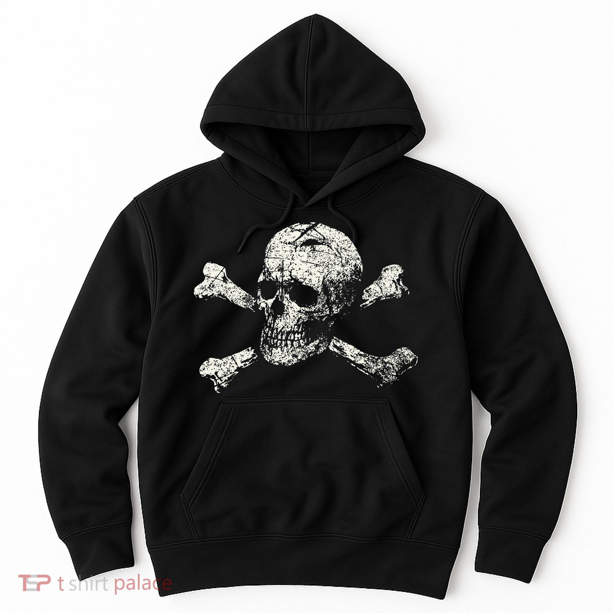 Pirate Skull And Crossbones Flag Hoodie