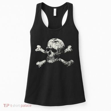 Pirate Skull And Crossbones Flag Women's Tank Top