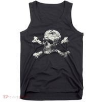 Pirate Skull And Crossbones Flag Tank Top thumb 0