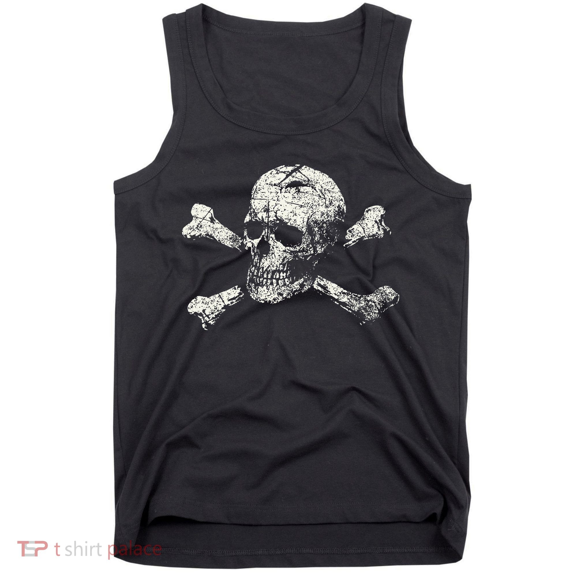 Pirate Skull And Crossbones Flag Tank Top