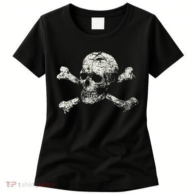 Pirate Skull And Crossbones Flag Women's T-Shirt