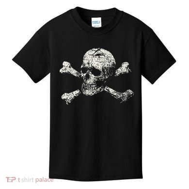 Pirate Skull And Crossbones Flag Kids T-Shirt