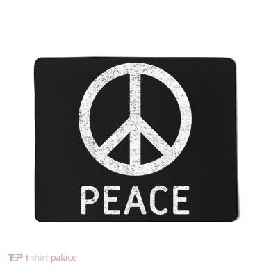 Peace Sign Anti War Vintage Retro Casual Graphic Mousepad