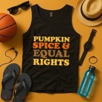 Pumpkin Spice And Equal Rights Tank Top thumb 4