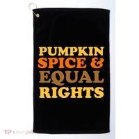 Pumpkin Spice And Equal Rights Golf Towel thumb 0