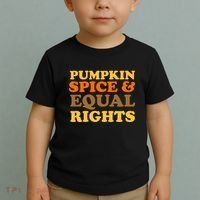 Pumpkin Spice And Equal Rights Toddler T-Shirt thumb 2