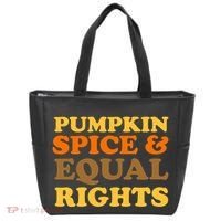 Pumpkin Spice And Equal Rights Tote Bag thumb 0