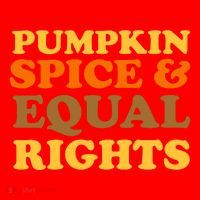 Pumpkin Spice And Equal Rights Santa Hat thumb 1
