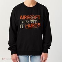 Paintball Sport Airsoft Yes It Hurts Paint Ball Target Women's Sweatshirt thumb 0