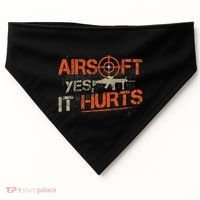 Paintball Sport Airsoft Yes It Hurts Paint Ball Target USA-Made Doggie Bandana thumb 0
