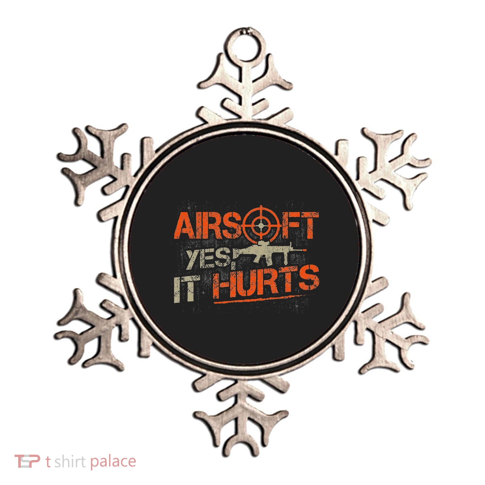 Paintball Sport Airsoft Yes It Hurts Paint Ball Target Ornament
