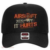 Paintball Sport Airsoft Yes It Hurts Paint Ball Target Hat thumb 0
