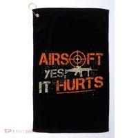 Paintball Sport Airsoft Yes It Hurts Paint Ball Target Golf Towel thumb 0