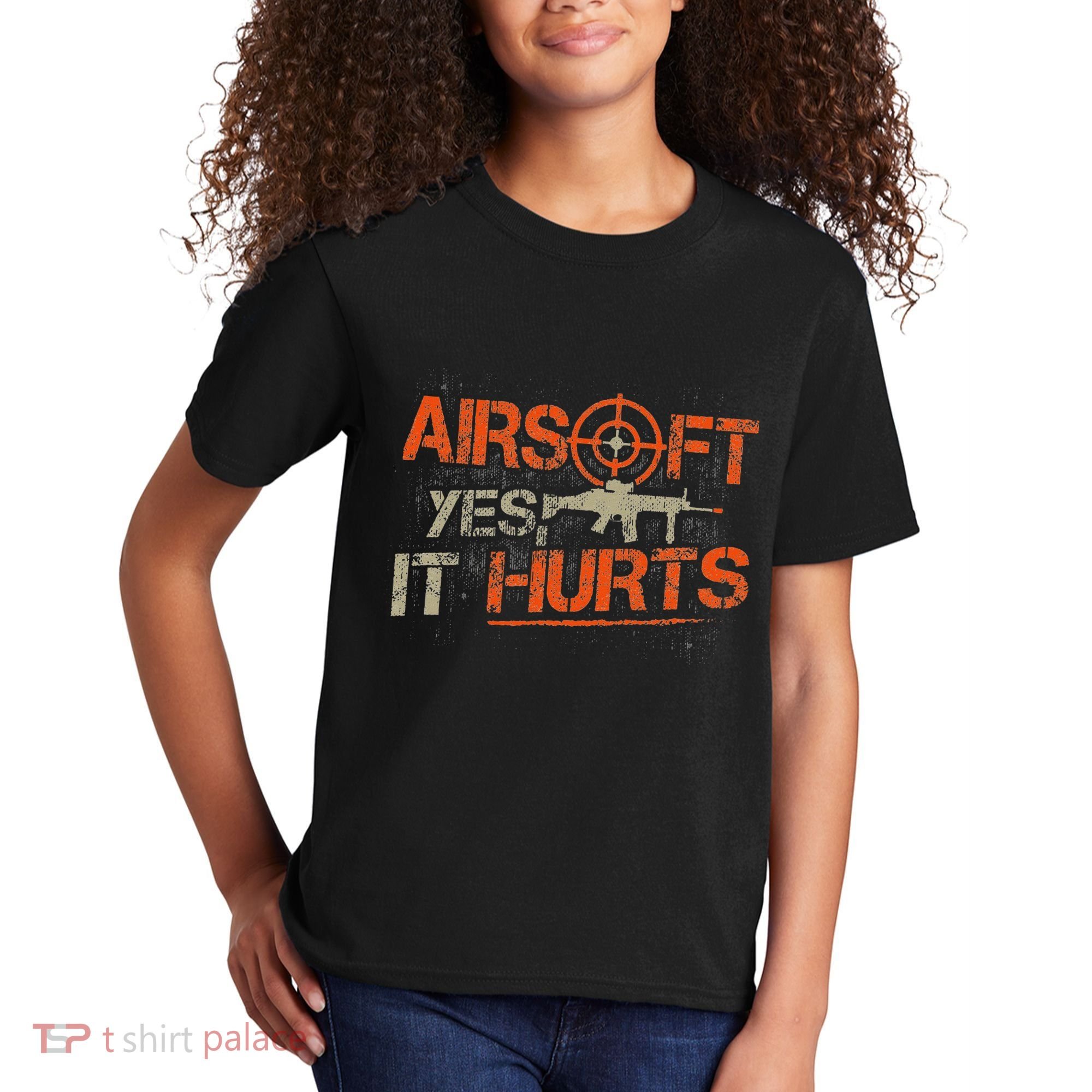 Paintball Sport Airsoft Yes It Hurts Paint Ball Target Kids T-Shirt