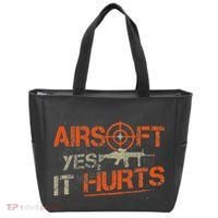 Paintball Sport Airsoft Yes It Hurts Paint Ball Target Tote Bag thumb 0