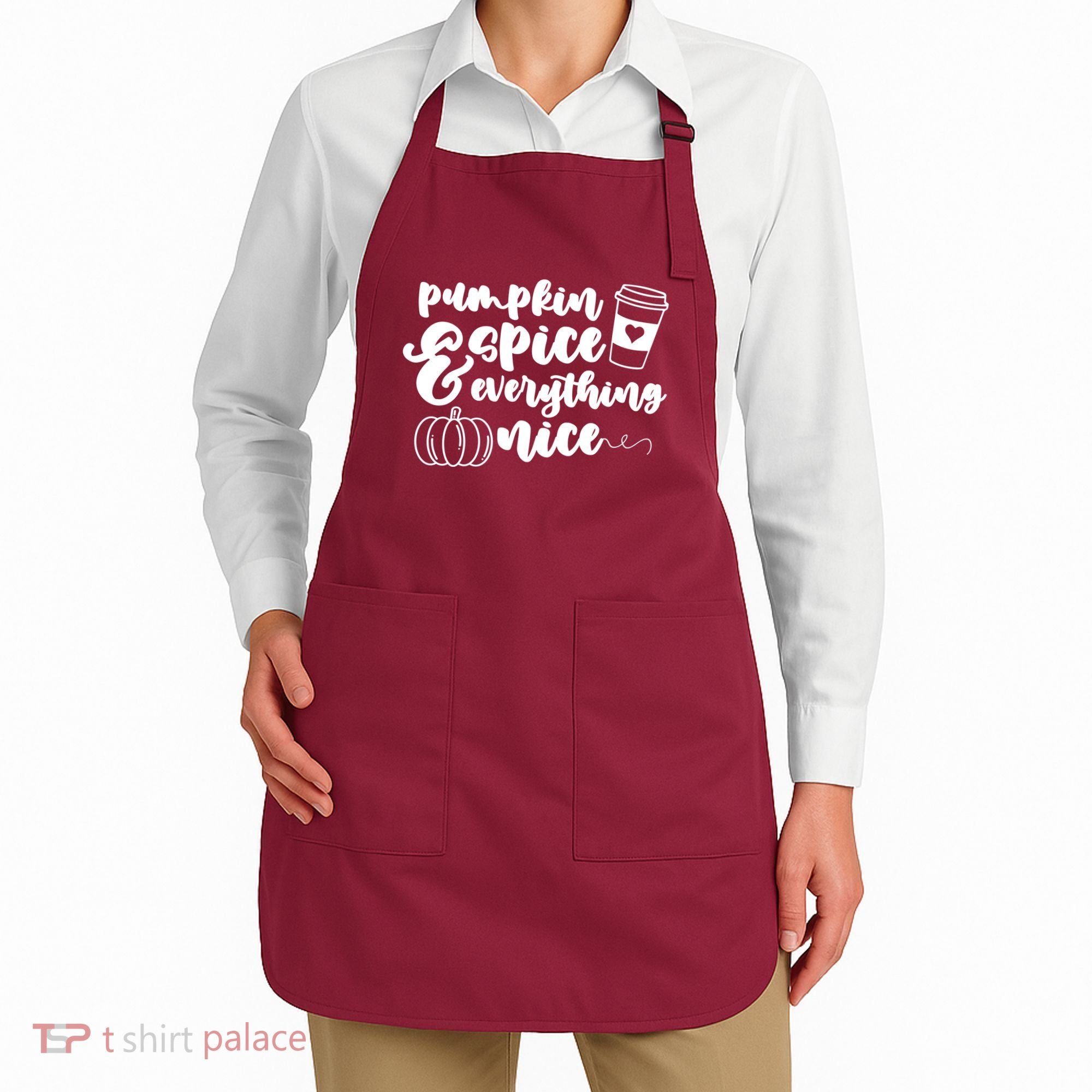 Pumpkin Spice And Everything Nice Halloween Coffee Lover Apron