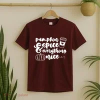 Pumpkin Spice And Everything Nice Halloween Coffee Lover T-Shirt thumb 2
