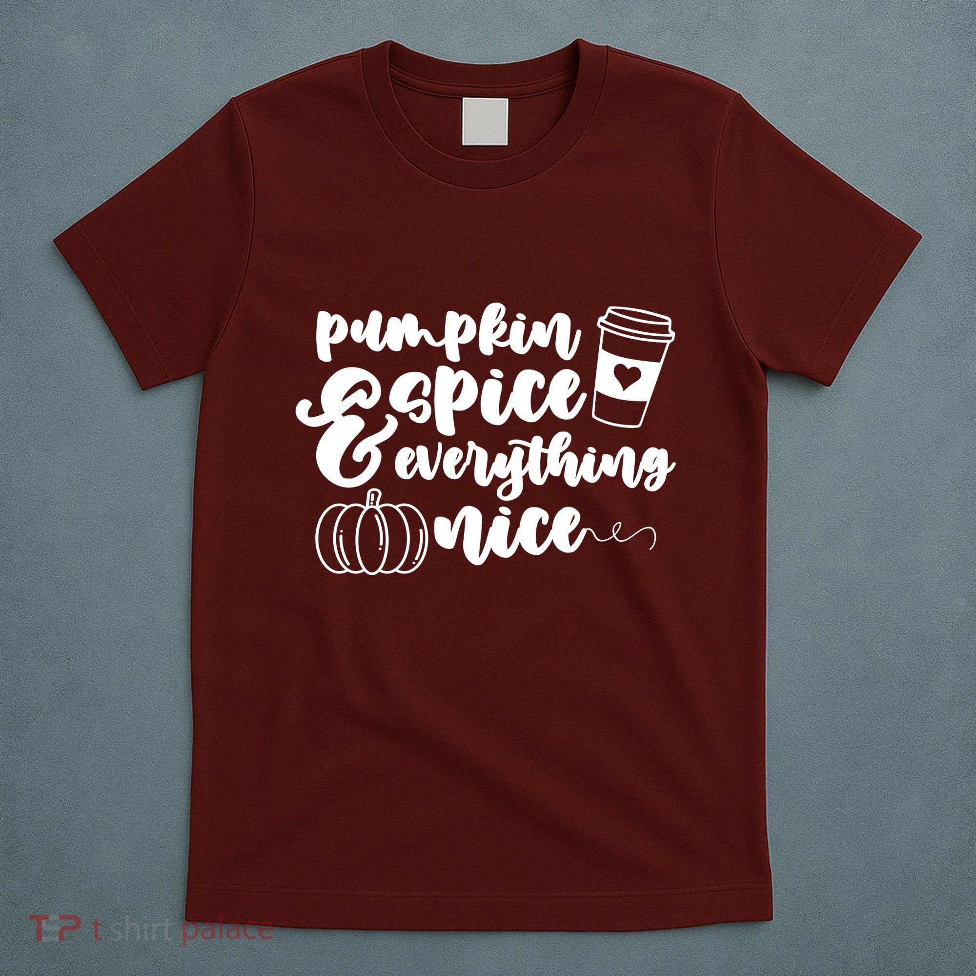 Pumpkin Spice And Everything Nice Halloween Coffee Lover T-Shirt