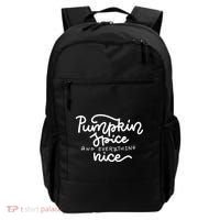 Pumpkin Spice And Everything Nice Backpack thumb 0