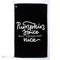 Pumpkin Spice And Everything Nice Golf Towel thumb 0