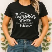 Pumpkin Spice And Everything Nice Women's T-Shirt thumb 2