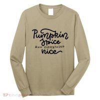 Pumpkin Spice And Everything Nice Long Sleeve Shirt thumb 0