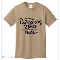 Pumpkin Spice And Everything Nice Kids T-Shirt thumb 0