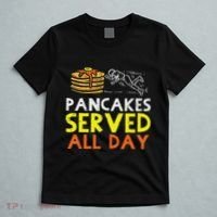 Pancakes Served American Football Funny Offensive Lineman T-Shirt thumb 5