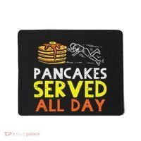 Pancakes Served American Football Funny Offensive Lineman Mousepad thumb 0